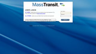
                            6. MassTransit: MassTransit Server - Login Page