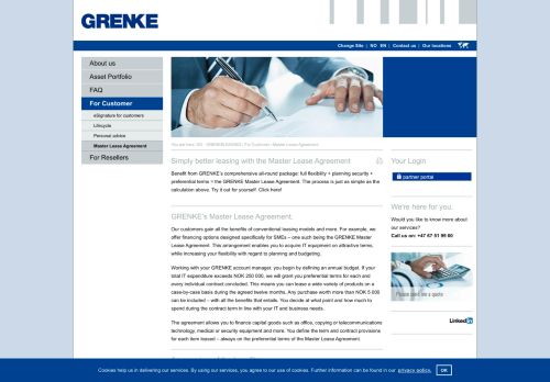 
                            13. Master Lease Agreement :: GRENKELEASING