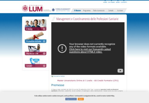 
                            4. Master MACOPS LUM in Management e Coordinamento delle ...
