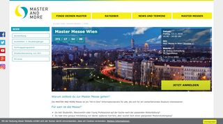 
                            2. Master Messe Wien - MASTER AND MORE