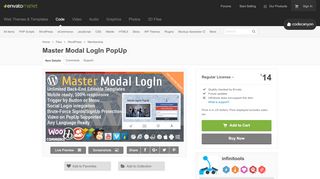 
                            3. Master Modal LogIn PopUp by emtly | CodeCanyon