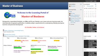 
                            2. Master of Business