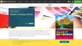 
                            12. Master of Design (MDes) | Top Universities