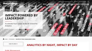 
                            13. Master of Public Management | Part-Time Program | Analytics by Night ...