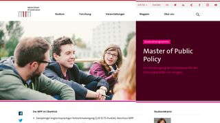 
                            5. Master of Public Policy | Hertie School of Governance