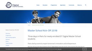 
                            5. Master School Kick-Off 2018 // EIT Digital Master School