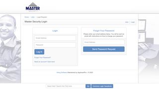 
                            11. Master Security Login - Master Security