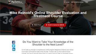 
                            2. Master the Evaluation and Treatment of the Shoulder | MikeReinold.com