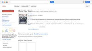 
                            11. Master Your Mac: Simple Ways to Tweak, Customize, and Secure OS X