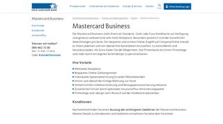 
                            9. Mastercard Business | NEUE AARGAUER BANK AG