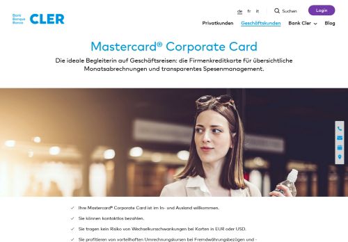 
                            13. Mastercard® Corporate Card - Bank Cler