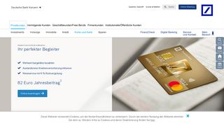 
                            2. MasterCard Gold – Deutsche Bank Privatkunden