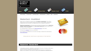 
                            9. MasterCard - KreditKort