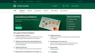 
                            5. Mastercard Platinum - Jyske Bank