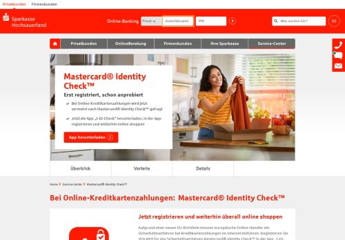 
                            5. Mastercard® SecureCode™ | Sparkasse Hochsauerland