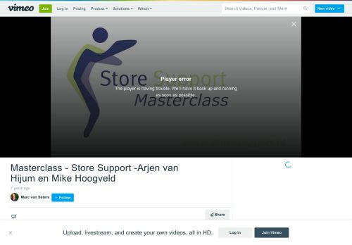 
                            8. Masterclass - Store Support -Arjen van Hijum en Mike Hoogveld on ...