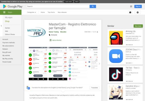 
                            3. MasterCom - Registro Elettronico per famiglie - App su Google Play