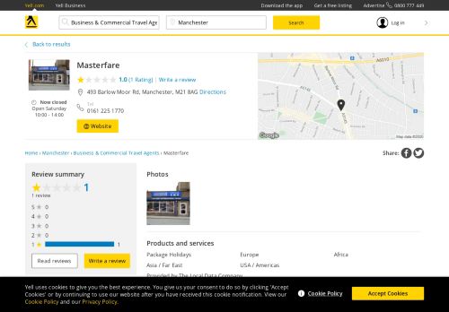 
                            12. Masterfare, Manchester | Business & Commercial Travel ...