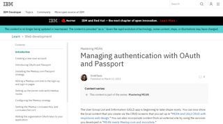 
                            12. Mastering MEAN: Managing authentication with OAuth and Passport