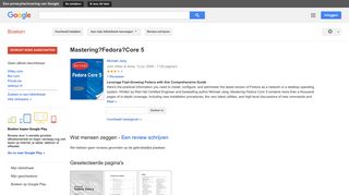 
                            7. Mastering?Fedora?Core 5 - Résultats Google Recherche de Livres