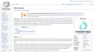 
                            5. Masternaut — Wikipédia