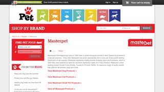 
                            8. Masterpet on Pet.co.nz