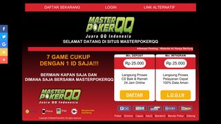 
                            7. MasterPokerQQ | Daftar MasterPokerQQ | Login MasterPokerQQ ...