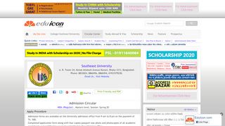 
                            13. Masters admission in MBA (Regular) at Southeast University - Edu Icon