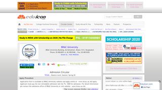 
                            7. Masters admission in TESOL at BRAC University - Edu ... - EduIcon.com