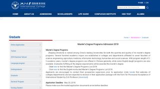 
                            7. Master's Degree Programs Admission - Graduate