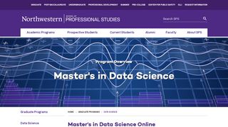 
                            10. Master's in Data Science Online (MSDS) | Northwestern SPS