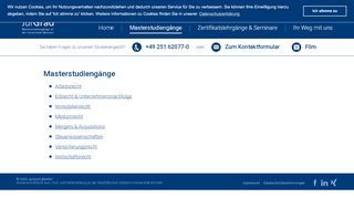 
                            12. Masterstudiengänge - JurGrad gGmbH