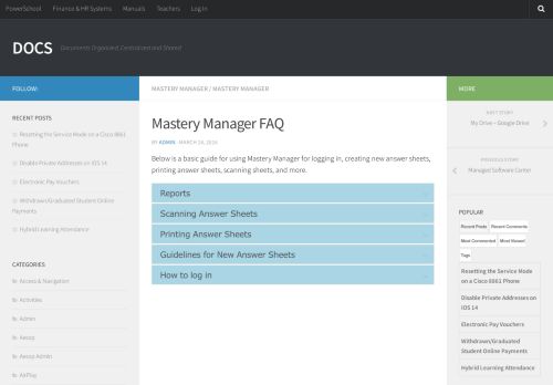 
                            12. Mastery Manager FAQ – DOCS