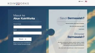 
                            1. Masuk ke Akun | KoinWorks