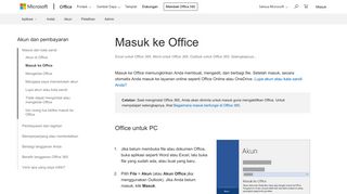 
                            5. Masuk ke Office - Dukungan Office - Office Support - Office 365