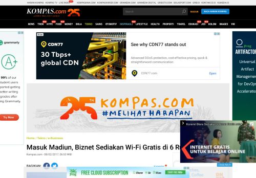 
                            13. Masuk Madiun, Biznet Sediakan Wi-Fi Gratis di 6 Ruang Publik ...