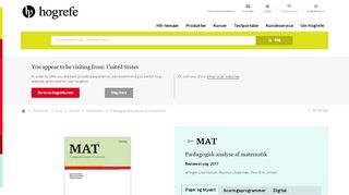 
                            8. MAT - Pædagogisk analyse af matematik – Hogrefe Psykologisk Forlag