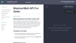 
                            12. MatahariMall API For Seller · Apiary