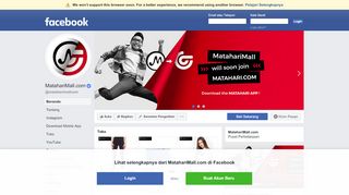 
                            5. MatahariMall.com - Beranda | Facebook