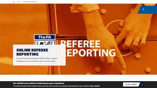 
                            5. Match Report Online Referee Reporting For the first ... - Cheshire FA