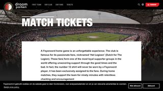 
                            12. Match tickets - Tickets | Feyenoord.com