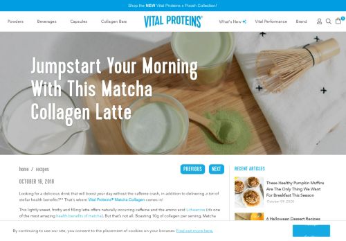 
                            11. Matcha Collagen Latte Recipe: Vital Proteins' Lively Blog