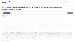 
                            9. Match.com Launches Redesigned Affiliate Program With An Improved ...