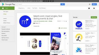 
                            5. Match.com: meet singles, find dating events & chat – Apps on Google ...