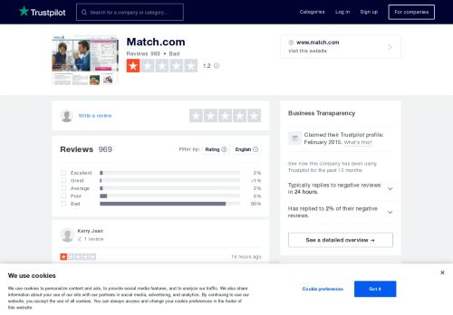 
                            13. Match.com Reviews | Read Customer Service Reviews of www.match ...