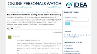 
                            1. Matchdoctor.com: Online Dating Meets Social Networking - Online ...