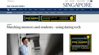
                            8. Matching mentors and students - using dating tech, Singapore News ...