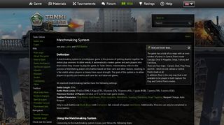 
                            12. Matchmaking System - Tanki Online Wiki