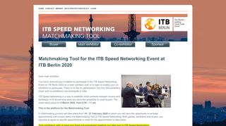 
                            7. Matchmaking Tool for the ITB Speed Networking Event at ITB Berlin ...