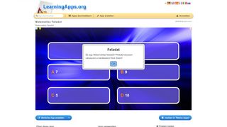 
                            4. Matematika Feladat - Learningapps